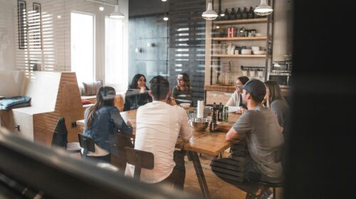 people working in the office